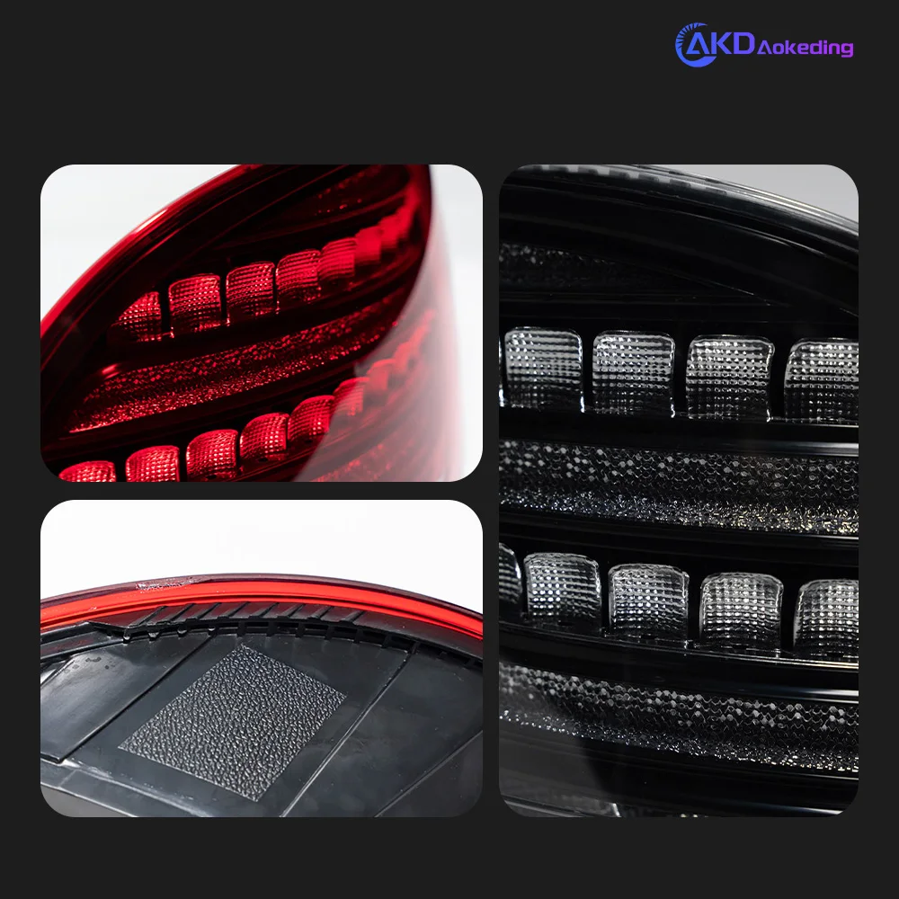 AKD Tail Lamp for W251 R Class LED Tail Light 2010-2017 R300 R350 R400 R500 Rear Fog Brake Turn Signal Automotive Accessories