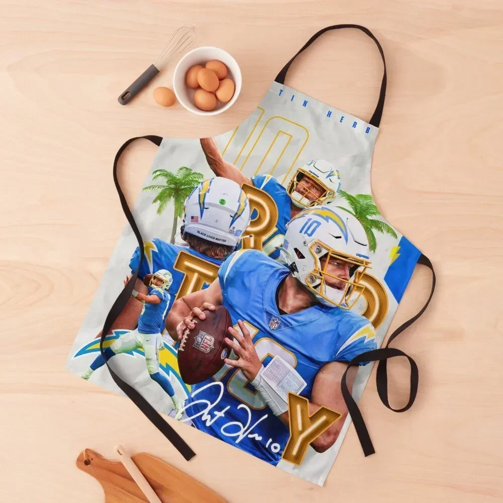 

Justin Hebert Apron Kitchen Utensils Trim Cloth Apron