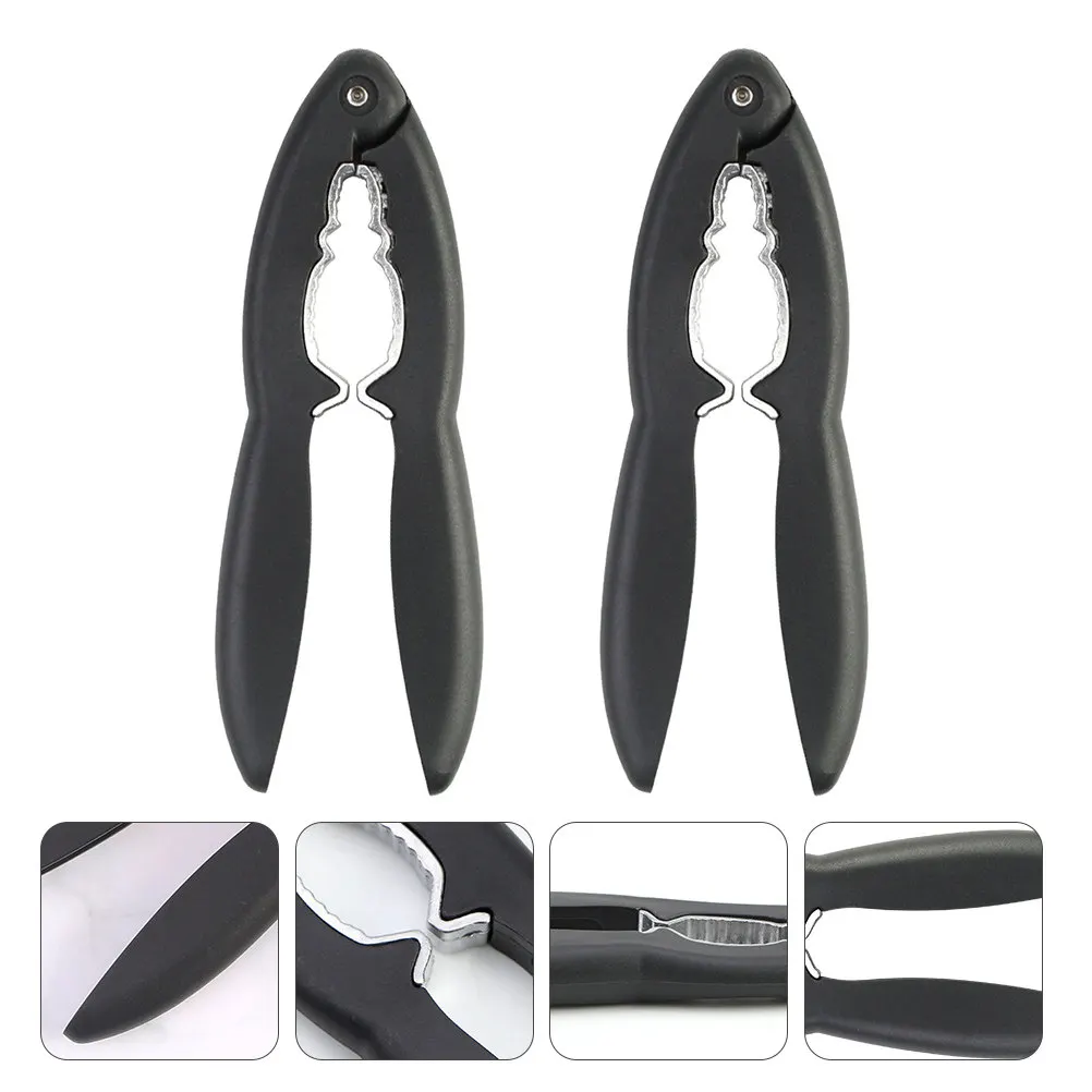 Picture 7: 2Pcs Efficient Walnut Opener Multipurpose Nutcracker Nutshell Clamp Handheld Nutcracker Tool Nutcrackers Walnut Clip