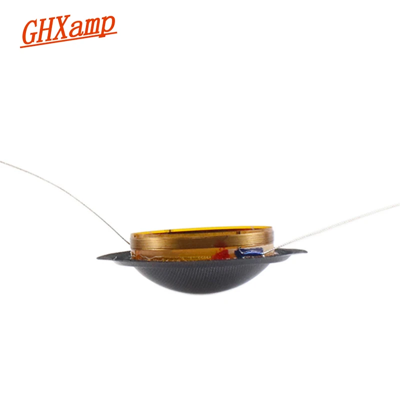 Ghxamp 25.5MM Dome Treble Voice Coil 1 "pollici 8OHM Traslucido diaframma di seta Altoparlante riparazione Per Hivi SS1II QA-2101F accessori