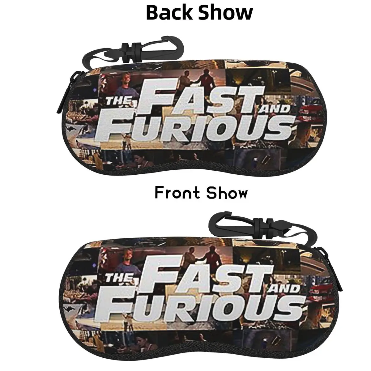 

Fast And Furious Legends Tribute Shell Glasses Case Portable Sunglasses Box Women Men Soft Eyeglass Bag Pouch