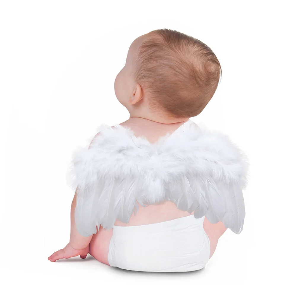 

1 set 1 Set Baby Angel Wings Headband Soft Comfortable Newborn Photo Props Wing Decorative For Baby Shower Gift