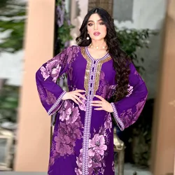 ICCLEK Ladies Dresses Summer Sale Long Dresses For Women Moroccan Caftan Muslim Robe De Soiree Dubai Luxe Morrocan Abaya Luxury