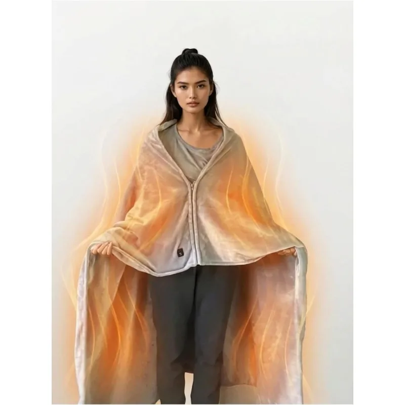 

Портативное одеяло с подогревом на батарейках – очень большое, до 120 см. ° Обогреватель F Heat с перезаряжаемой батареей, для использования на улице, 52” x 64”