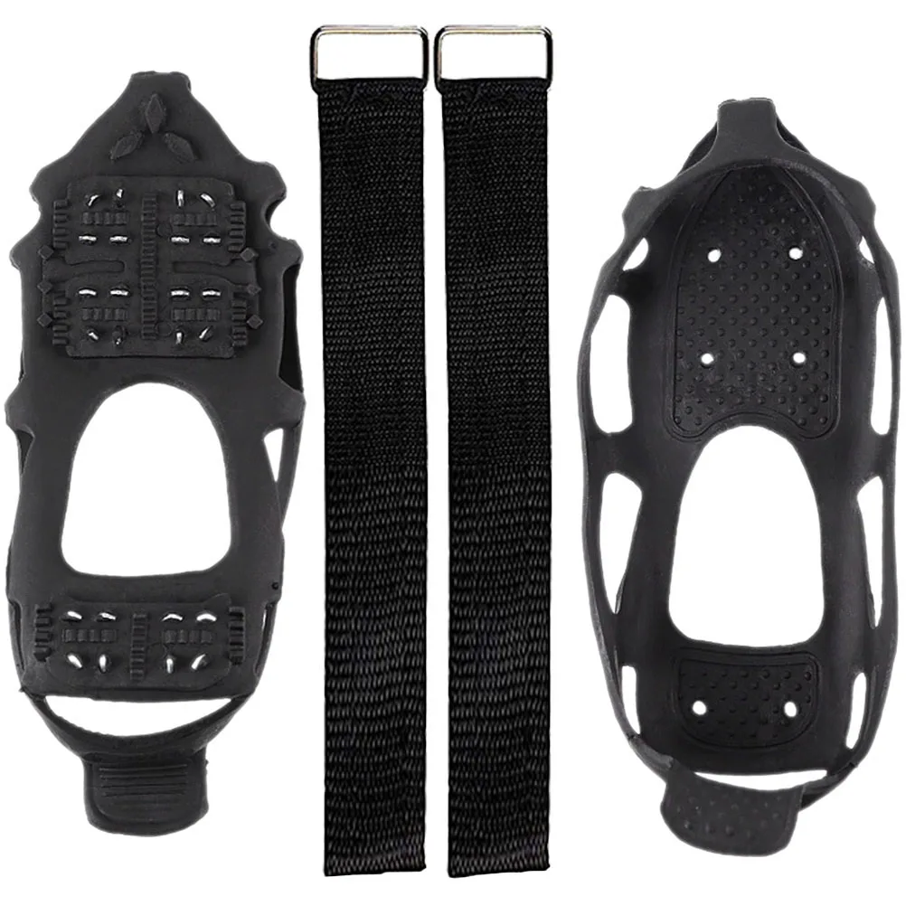 

Non-slip Shoe Covers Climbing Shoes Boot Ice Grippers Non-skid Polyester Snow Studs Anti-slip