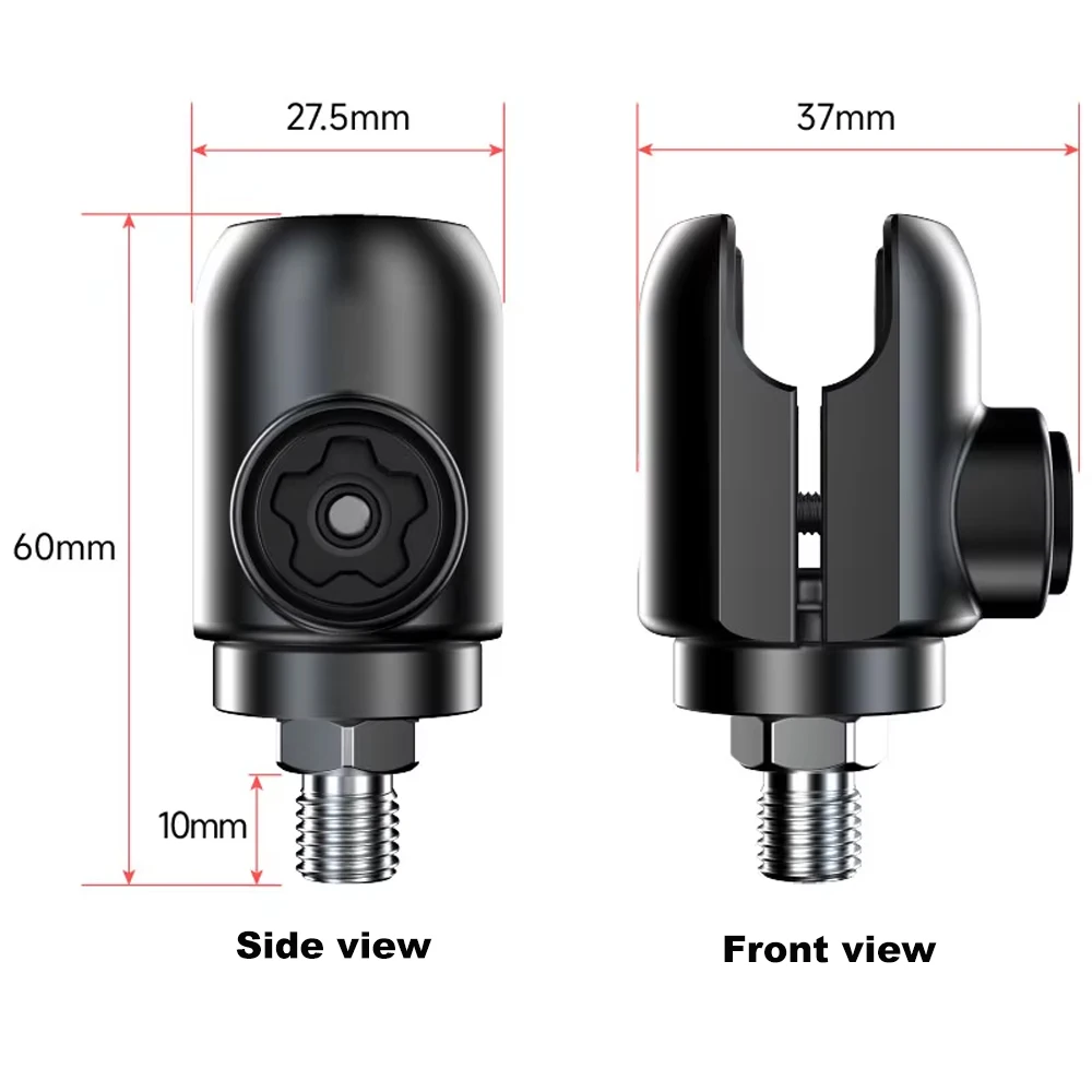 Motorcycle Holder Extension Handlebar Hoop Ball Head Base Sports Camera Quick Disassembly Anti-theft for Navigation Screen Phone