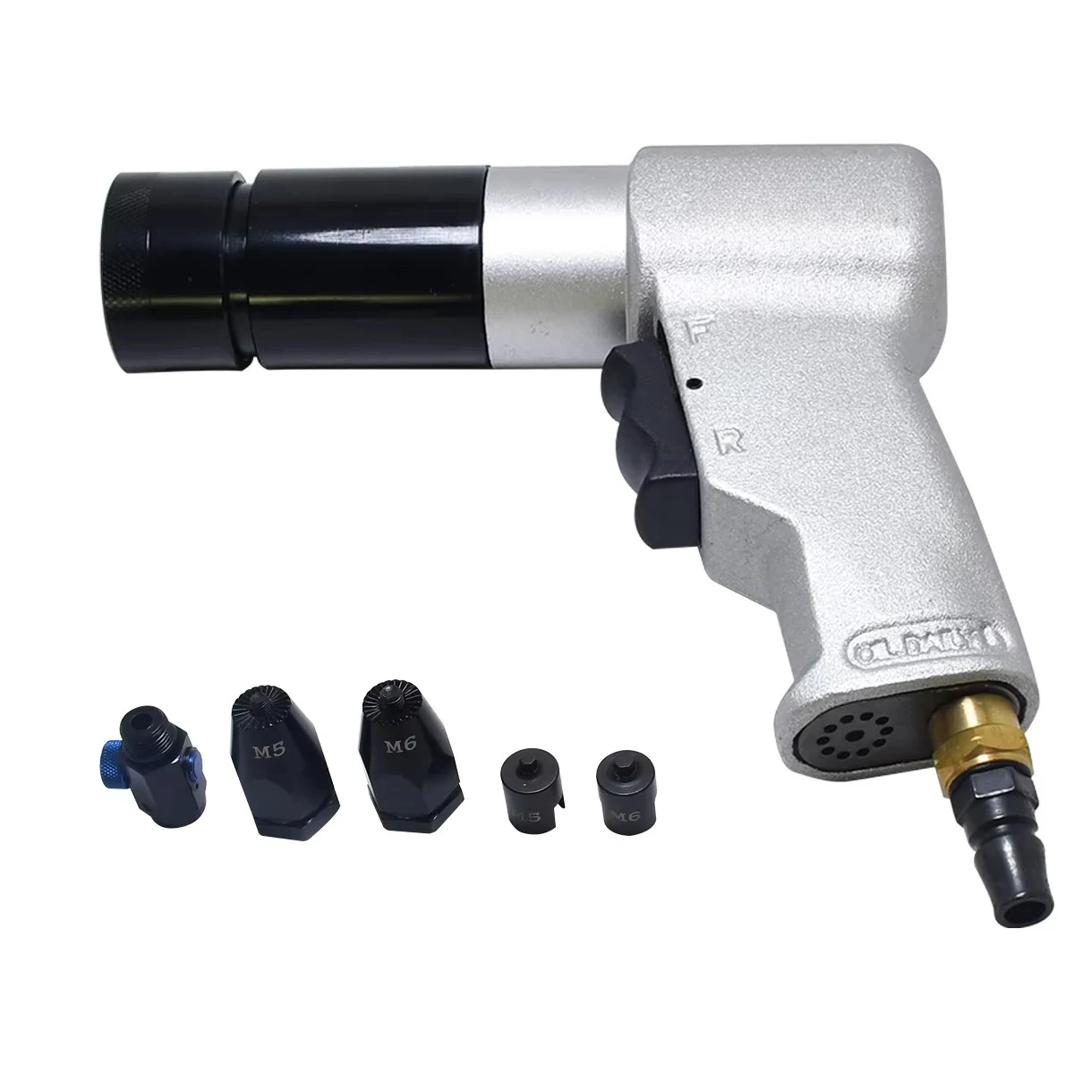 Pneumatic Riveting Gun Pull Nut Automatic Air Riveter Nut Gun Tool 1/4 M5/M6