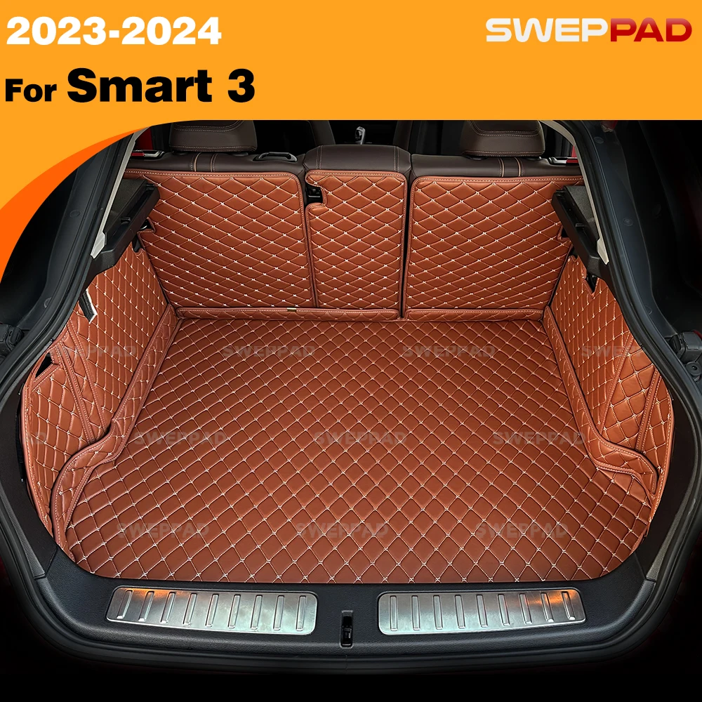

For Smart 3 2023 2024 Auto Full Coverage Trunk Mat Car Protective Pad Cargo Liner Interior Accessories