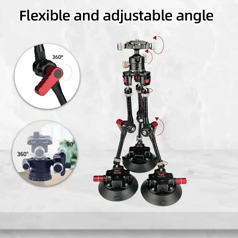 

Best New Arrival 11'' Magic Arm Car Camera Suction Cup Mount With 360 Degree Ball Head DSLR Camera Holder Photography Enthusiast