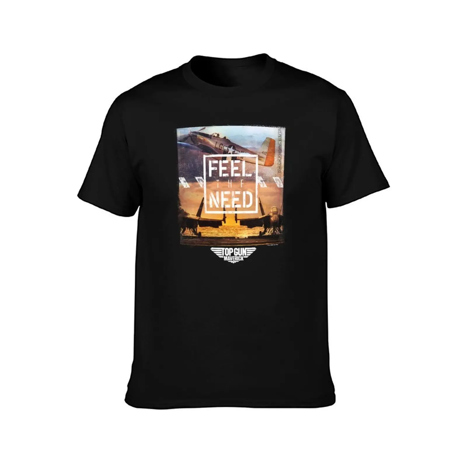 Top Gun: Maverick Feel The Need New VS Old Airplanes T-Shirt Summer Casual Cotton Tee Oversized Streetwear Tops 100% Cotton