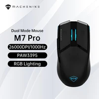 Machenike M7 Pro ratón para juegos USB con cable 2,4 GHz ratón inalámbrico PAW3395 26000DPI 650IPS 7 botones 74g RGB para ordenador portátil ratón Gamer