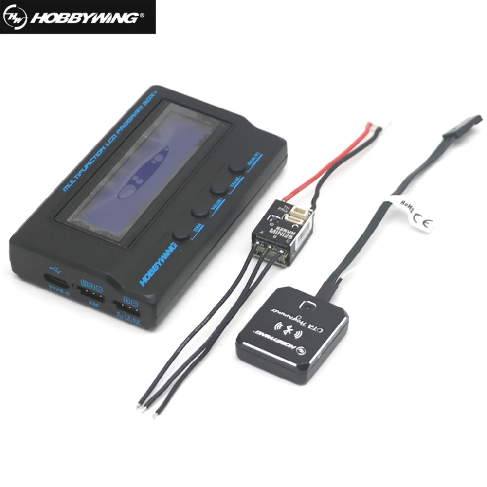 

Hobbywing EZRUN MINI28 30A Sensored Brushless ESC Small Size Support Bluetooth Settings for 1/28 GL Racing/Drift Car