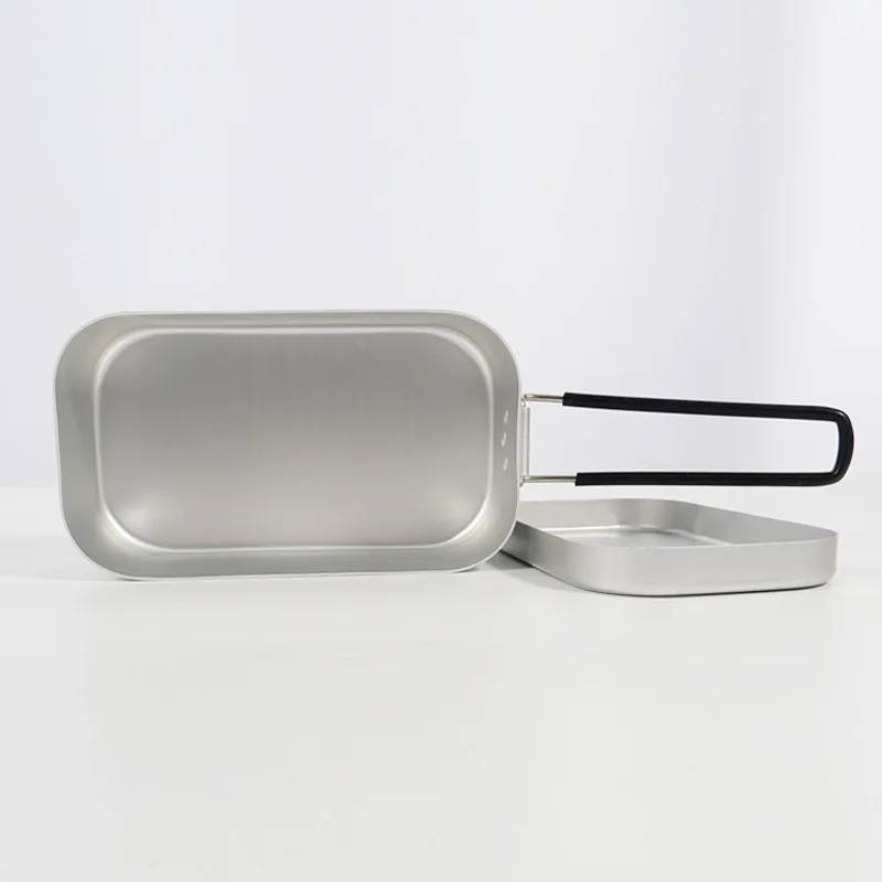 Camping, Camping, Outing, Aluminum Bento Box, Portable, Heated, Multi Functional Japanese Outdoor Aluminum Lunch Box