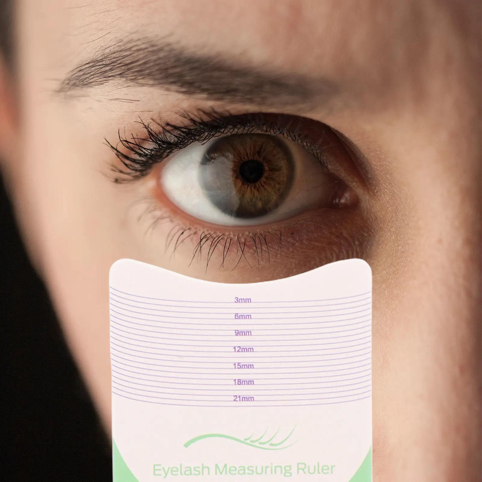 5Pcs Eyelash Measurement Ruler Precision Lash Measuring Tool Eyebrow Lash Extension Instruments Beauty Tools Lashes Ruler
