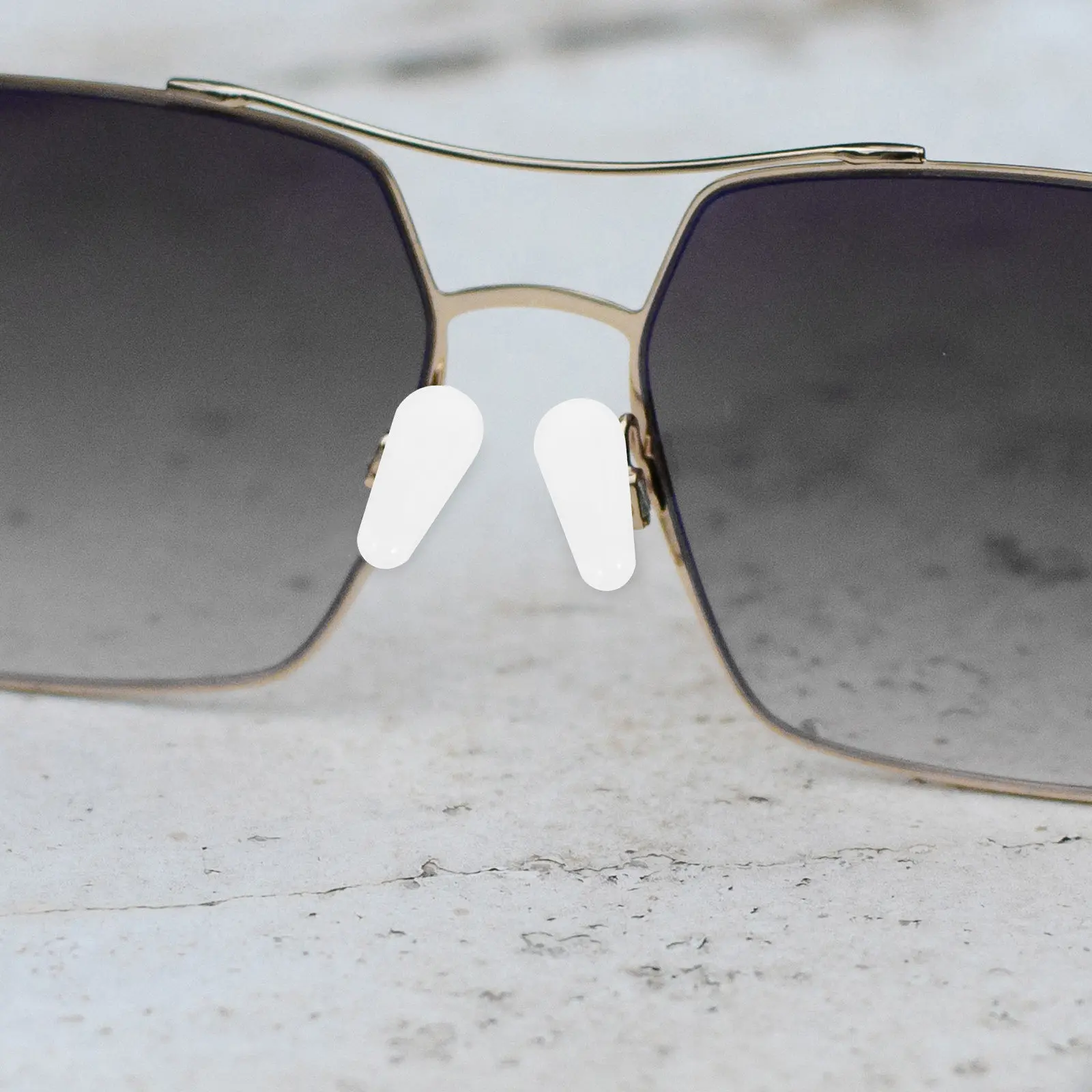 

10Pairs Eyeglasses Nose Pads Silicone Water Drop Style High Durability Non-Deforming Nose Pad Replacement for All Frames