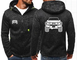 Nissans Offroad Men's Hoodies Sweatshirts PATROL Nissanes 4x4 Y60 1 Y61 Jacquard Hoodie Jackets Men Hooded Zipper Sweatshirt