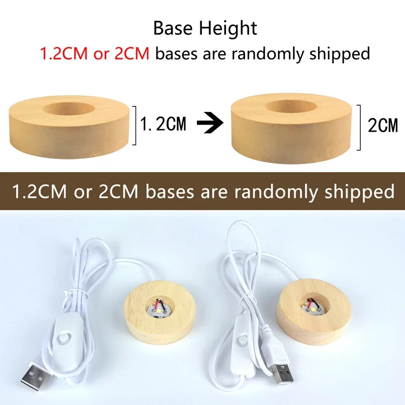 Disney Lilo & Stitch 3D-Kristallkugel-LED-Nachtlicht, Kindergeburtstagsgeschenk, 5 cm