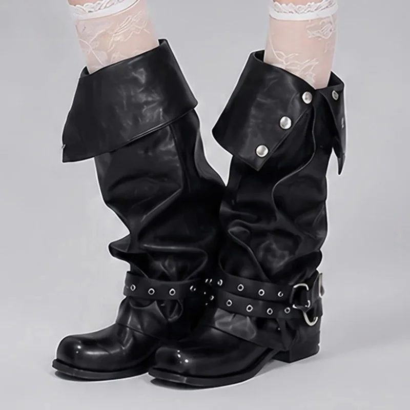 aneikeh-stivali-alti-al-ginocchio-da-donna-stile-retro-punk-con-cinturini-pieghevoli-a-bottoni-a-pressione-stivaletti-morbidi-a-tubo-con-polpaccio-largo
