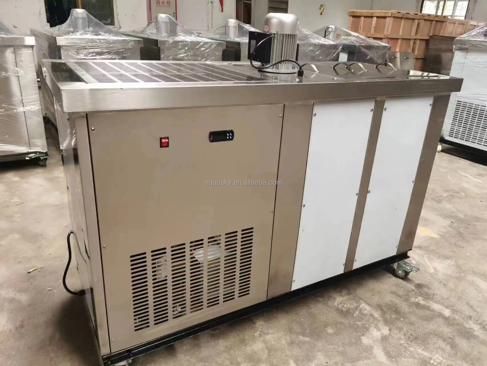 آلة صنع الثلج 1000 كجم للأعمال آلة صنع الثلج الصناعية مصنع آلة صنع الثلج الأوتوماتيكية التجارية من الصين