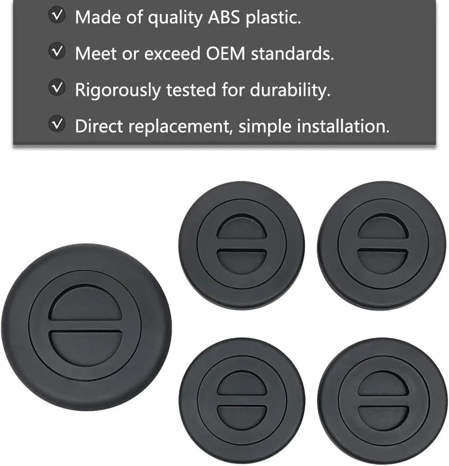 Bed Plug Cover Kit Compatible with 2014-2019 Dodge Ram 2500 3500 Pickups Replace 68225506AA Trucks Towing Prep Group