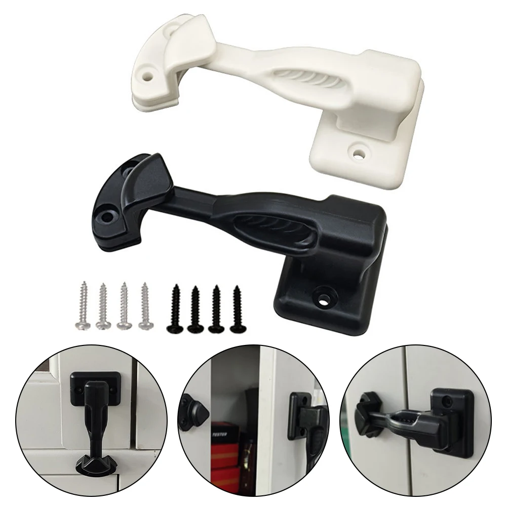 1set Caravan Door Holder Door Lock Rotating Door Hardware Latch Classic Rotating Latches For Home Improvement