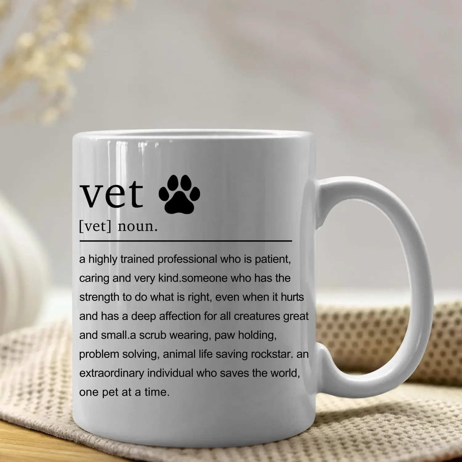 Home daily drinking cup,11 ounces white printed ceramic coffee mug, holiday funny for family, couples and friends, the best gift