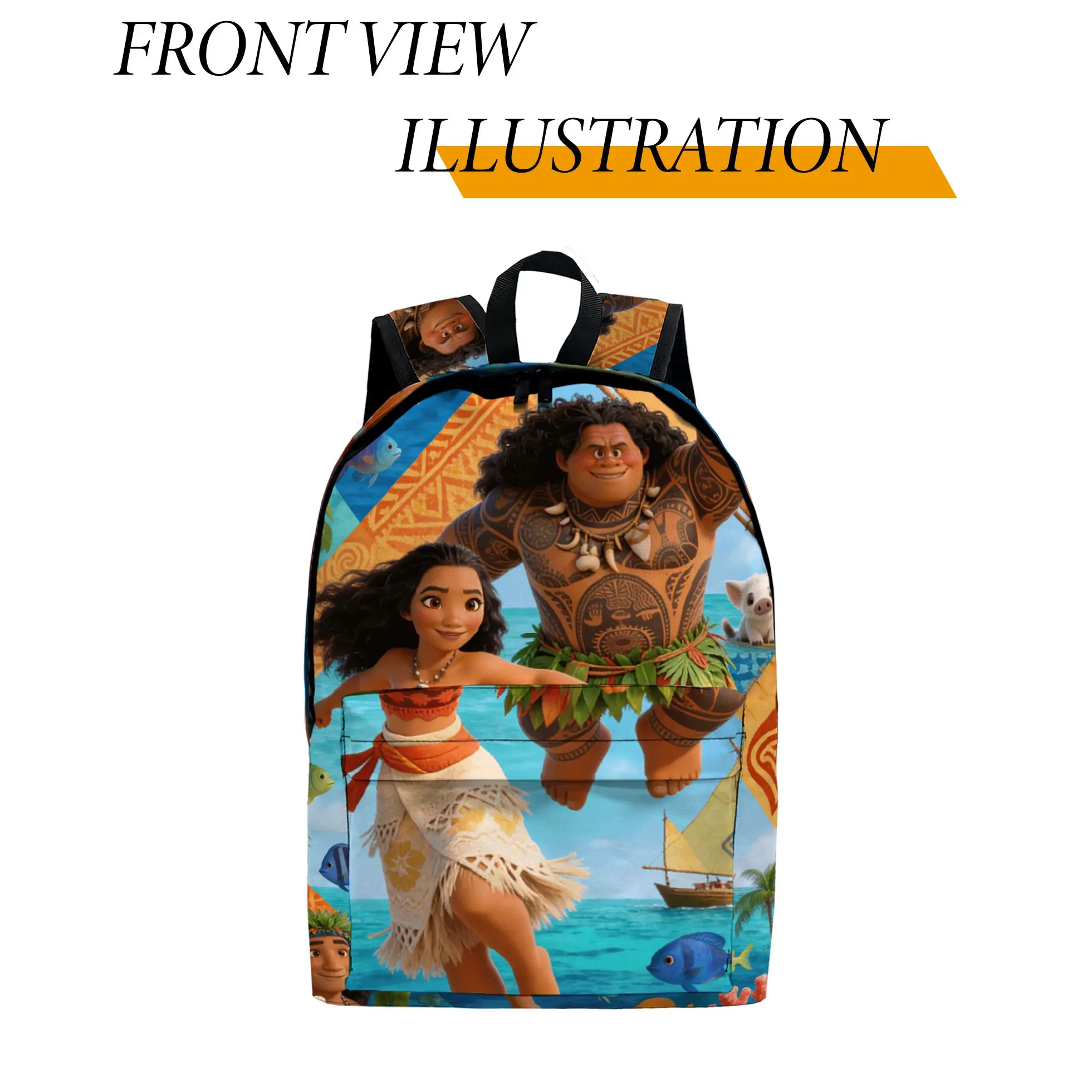 

Рюкзак Disney Moana, 1 шт., модный и простой, унисекс, большой вместимости, высококачественный подарок