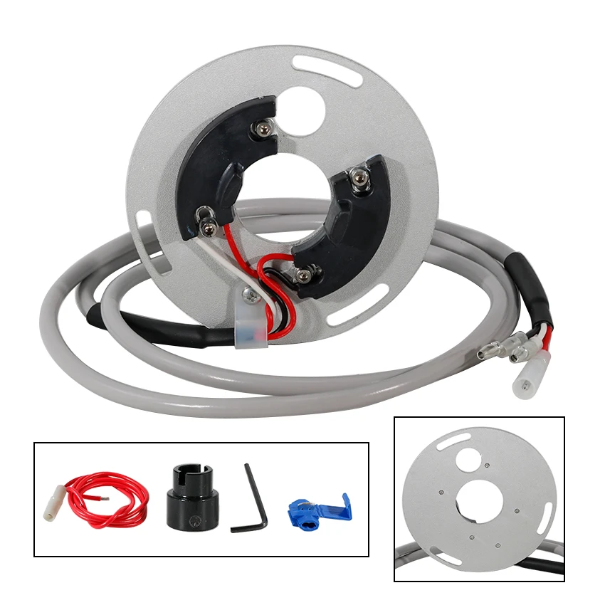 Imagen 3: Bobina Pulsar de recogida de estator de motocicleta para Honda CB750 K0-K6 1970 1971 1972 1973 1974 1975-1976 OEM:30200-300-154