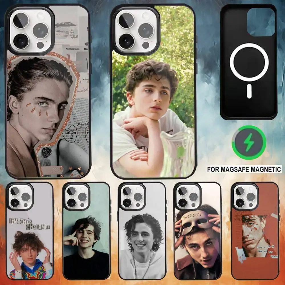 

Timothee Actor C-Chalamet Phone Case For iPhone 17,16,15,14,13,12,Plus,Pro,Max for Magsafe Magnetic Wireless Charging