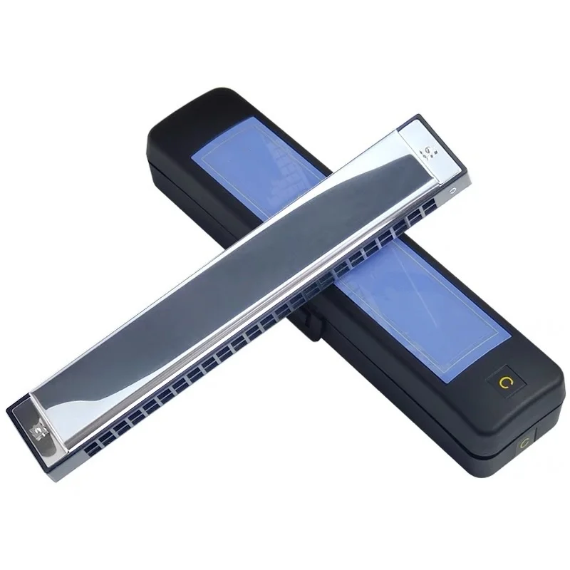 

Hooqu High Quality Harmonica 24-hole Polyphonic 21-hole Professional Harmonica