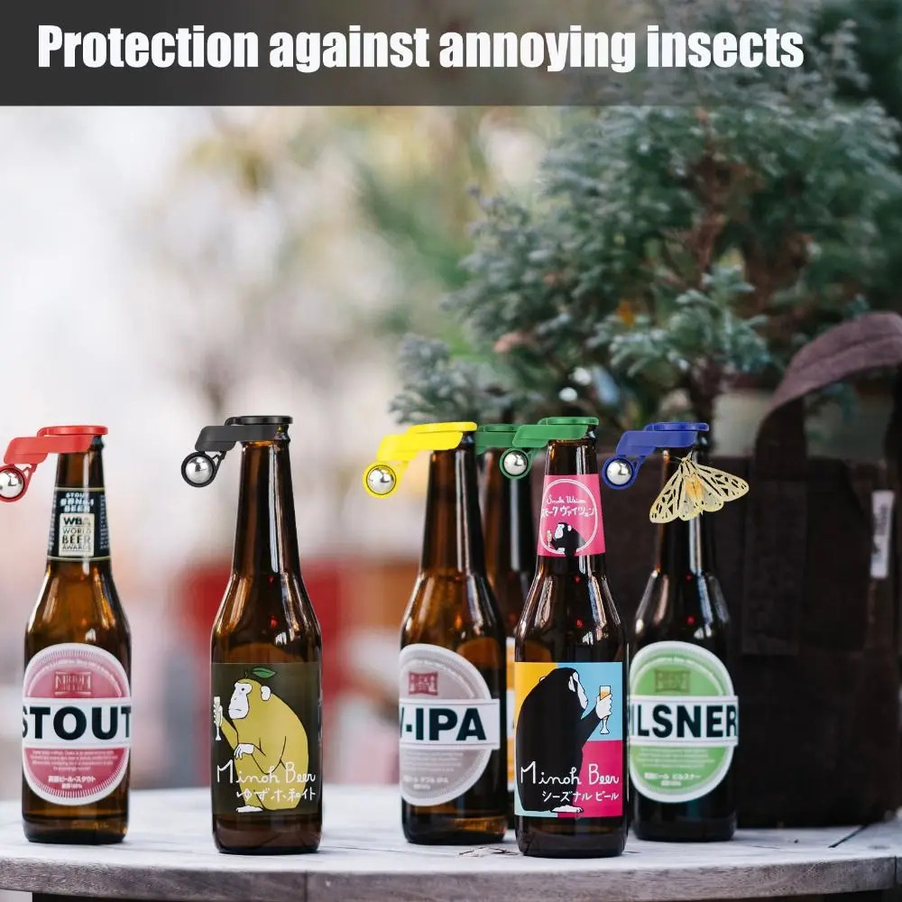 

Красочная герметичная крышка для пивной бутылки, автоматически герметичная крышка для бутылки, многоразовая креативная крышка для экономии газировки