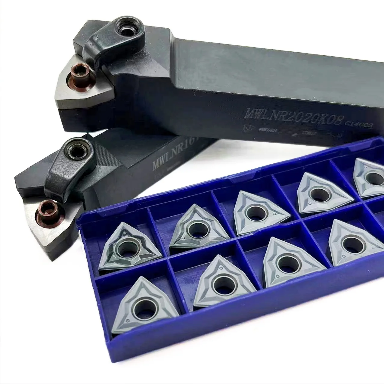 WNMG080404 YBG205 For MWLNR MWLNR1616H08 MWLNR2020K08 MWLNR2525M08 Lathe Tools Balde Holders Alloy External Turning Tool