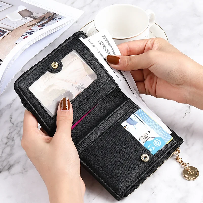 Leisure Women Wallet Card Holder Disturbed Small Wallet Money Bag Wallets for Women Ladies Purse Card Bag Carteras Para Mujer