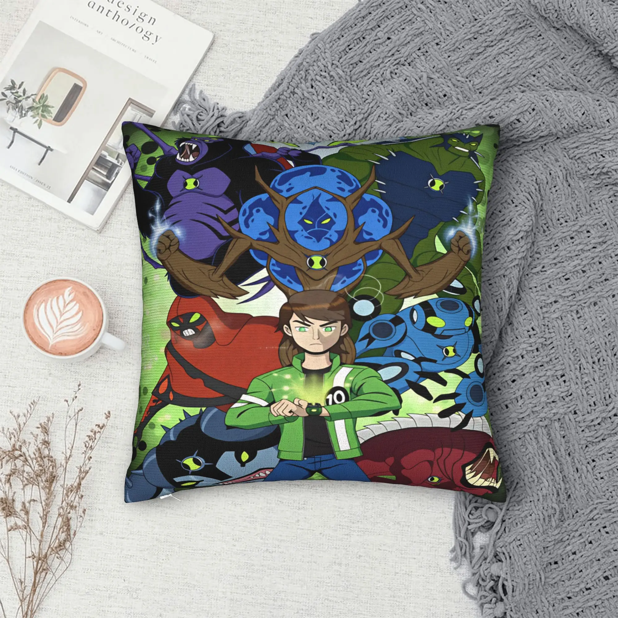 Ben 10 Cartoon Pillowcases  Cute Funny Pillow Case For Wedding Party Home Decor Custom Pillow Cover