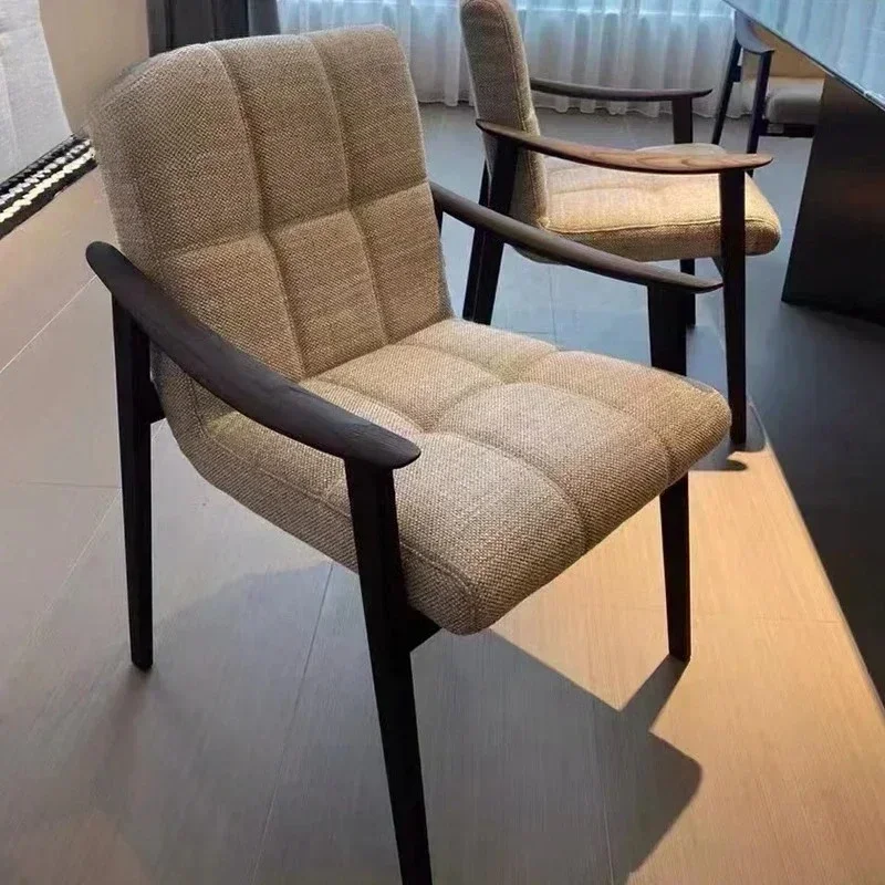 

m Chaise Manger Balcony Furniture Minimalist Chairs Nordic Dining Chair Room Living Office Chic Modern Bedroom Vintage m