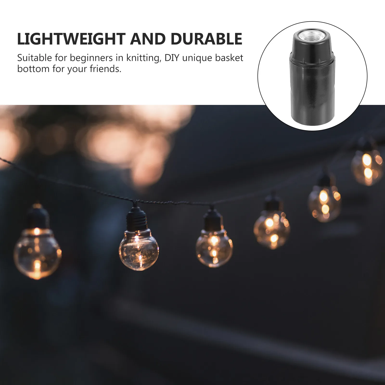 

10Pcs Bakelite Light Socket E14 Self-Locking Lamp Holder Secure Wire Connection for Residential Lighting Fixtures