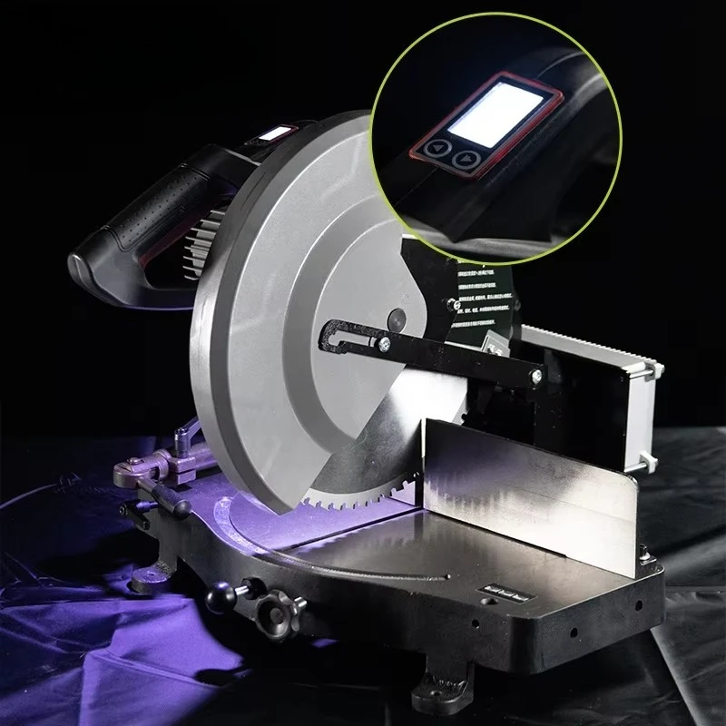 

Adjustable speed dry cut saw brushless chopping cold metal sawing cutting circular miter saw machine