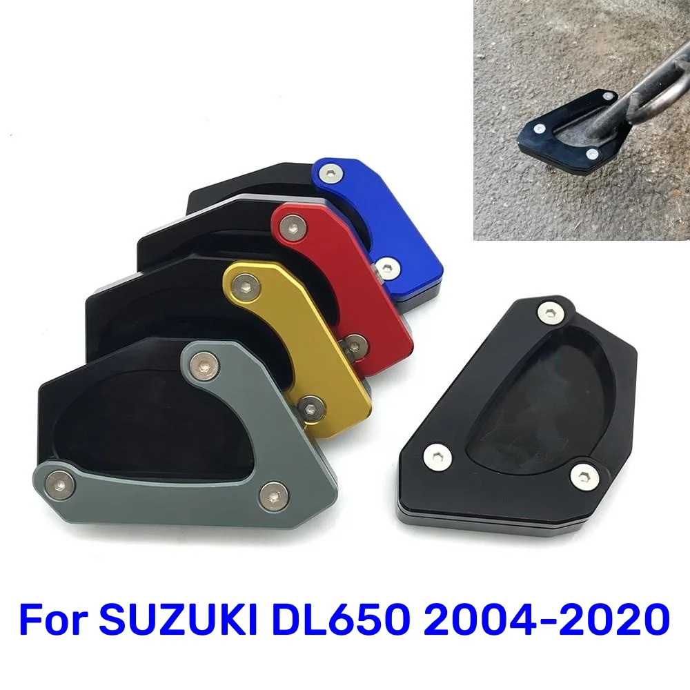 

For SUZUKI DL650 DL 650 DL-650 650DL 2004-2020 Motorcycle Kickstand Foot Side Stand Extension Pad Support Plate
