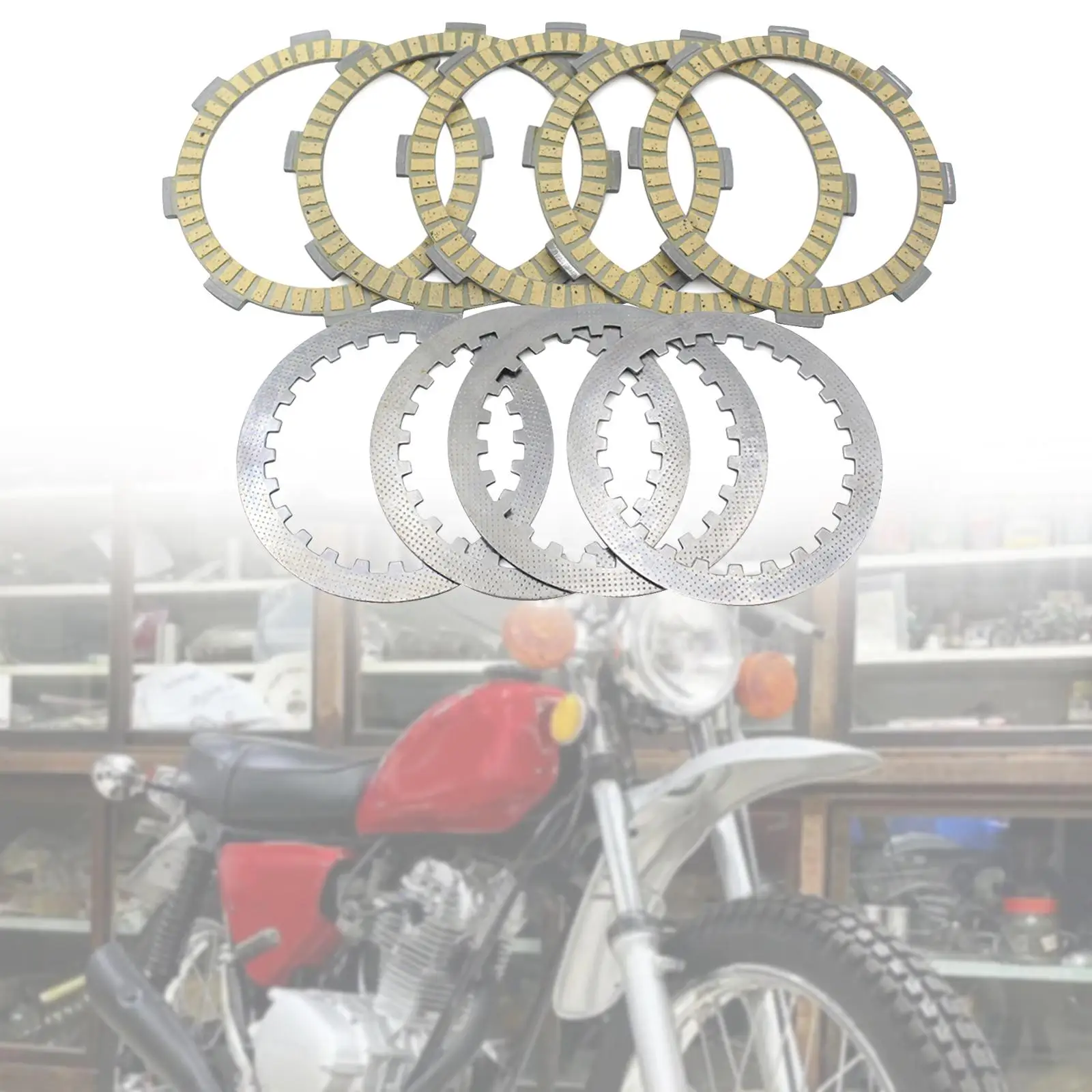 Conjunto de placa de embreagem de fricção para motocicleta 22201-gbf-b40 fácil de instalar 22311-kn4-680 para CD185 T XL125S cm200 CR80 XL185