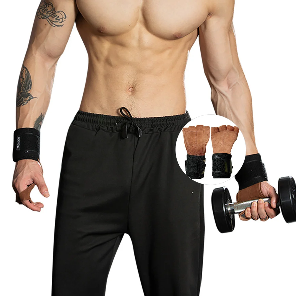 

1 Pair Anti-Slip Gloves Compression Support Sleeve For Weightlifting Fitness Sports Breathable Arthritis Brace Palm Protector