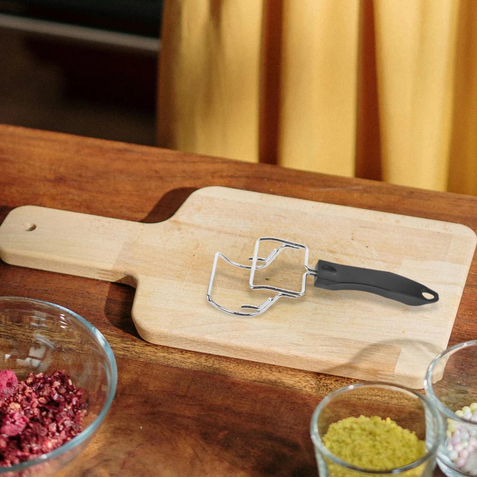 Oven Tray Gripper Clip Long Handle Ergonomic Non-Slip Heat Resistant Anti-Scald Ovenware Clamp Kitchen Tray Gripper Tool