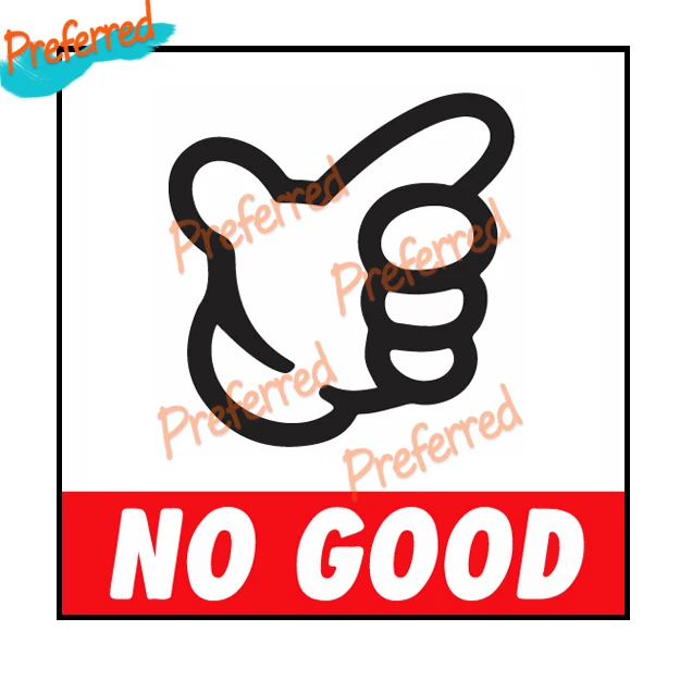 No Good Racing Hand Door Plates Kanjo Sticker Number Decal（Remark Customizable Number）