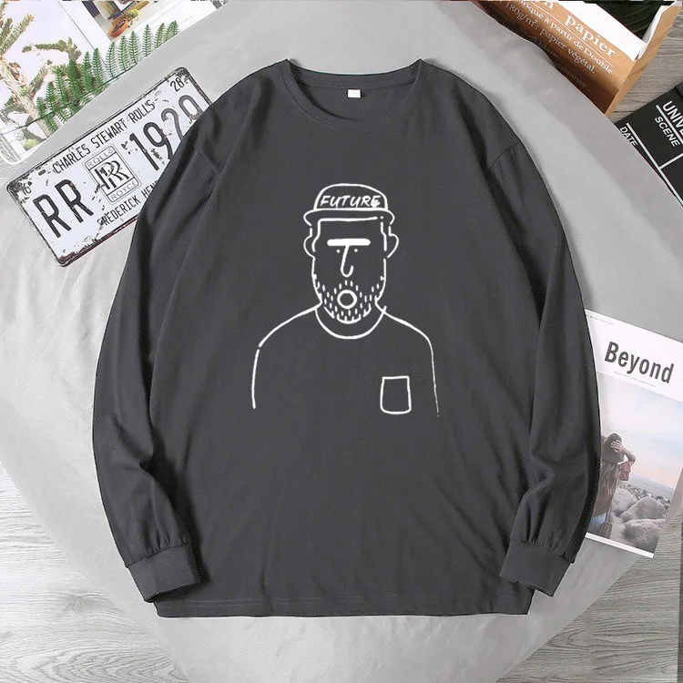 Felpa da uomo Plus Size 5XL 6XL 7XL T-shirt a maniche lunghe 110KG-190KG Pullover autunnali Nero Grigio Blu Felpe con cappuccio Abbigliamento maschile