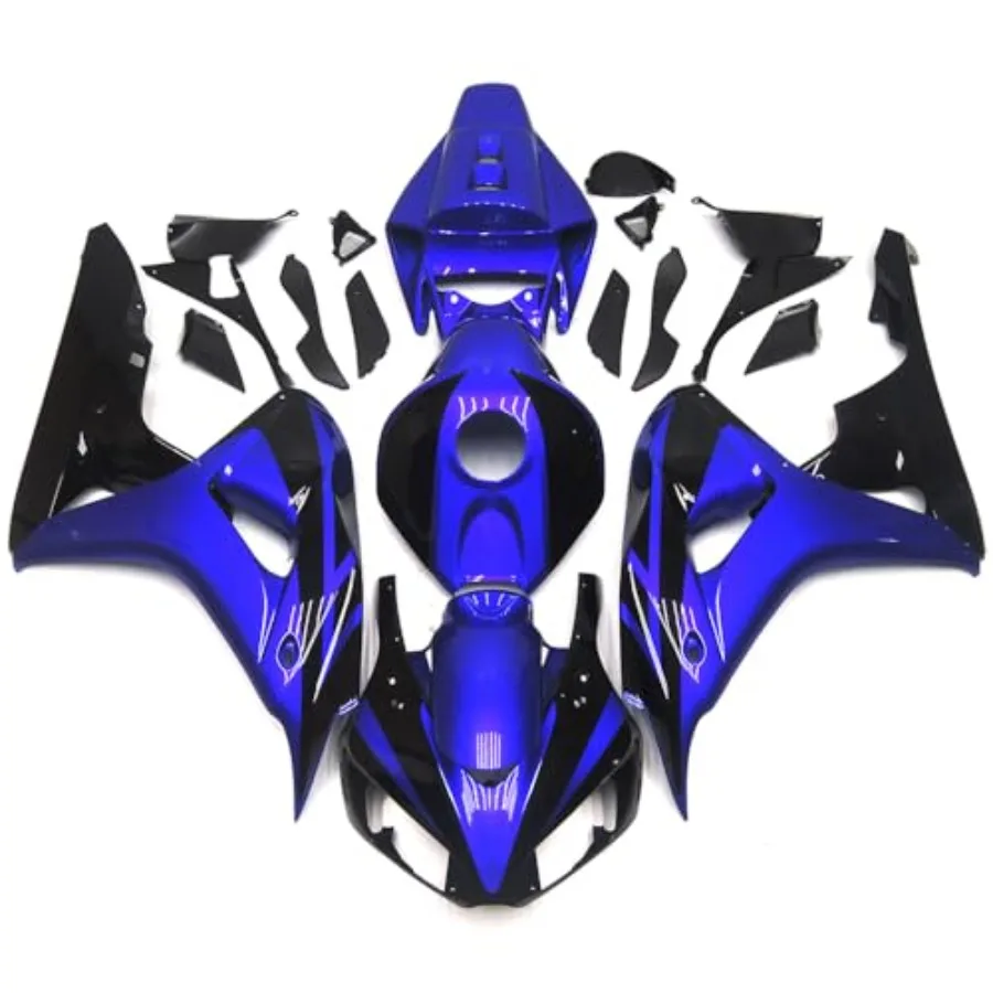 

Injection Blue Black Fairing Kit Fit for 2006 2007 Honda CBR1000RR CBR 1000RR 06 07 ABS Plastic Bodywork Body Frame Cowling Set