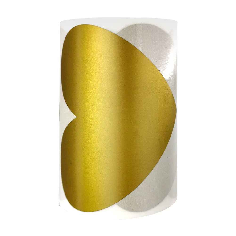 

Stickers Decorative Label Scratch off Love DIY Scratch-off Decal Shape Golden Adhesive Decals
