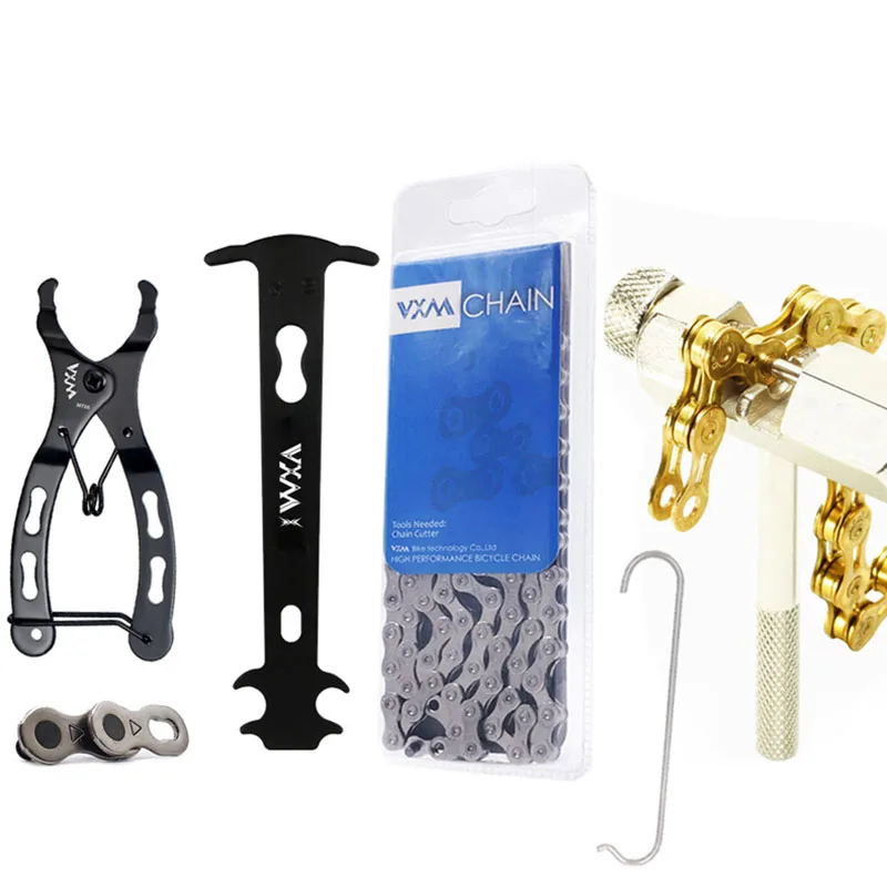 

VXM bicycle chain disassembly and assembly magic buckle pliers mountain bike chain measuring ruler chain cutter disassembly tool