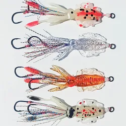 9cm/5.7g Soft Lure Squid Skirts Bait Fishing Lure Octopus Boat Sea Fishing PVC Rubber Artificial Soft Bait Fishing Trolling Lure