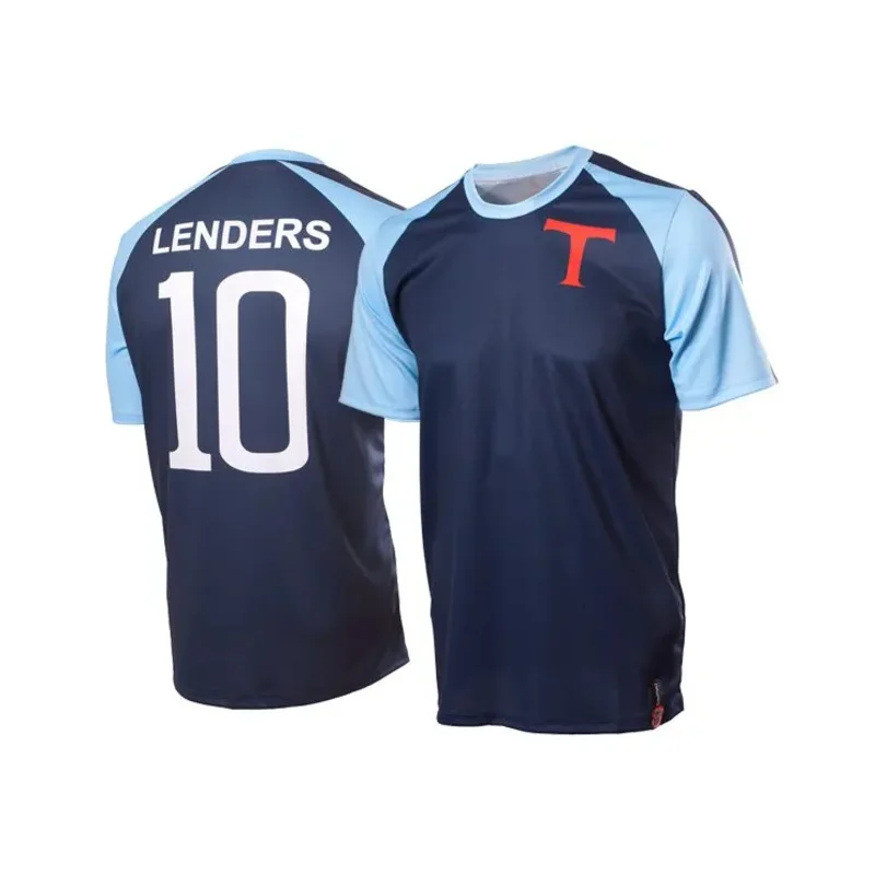 LENDERS メンズ シャツ、サイズ 10 シャツ、翼キャプテン ジャージ、ATTON キッズおよび大人用半袖 T シャツ