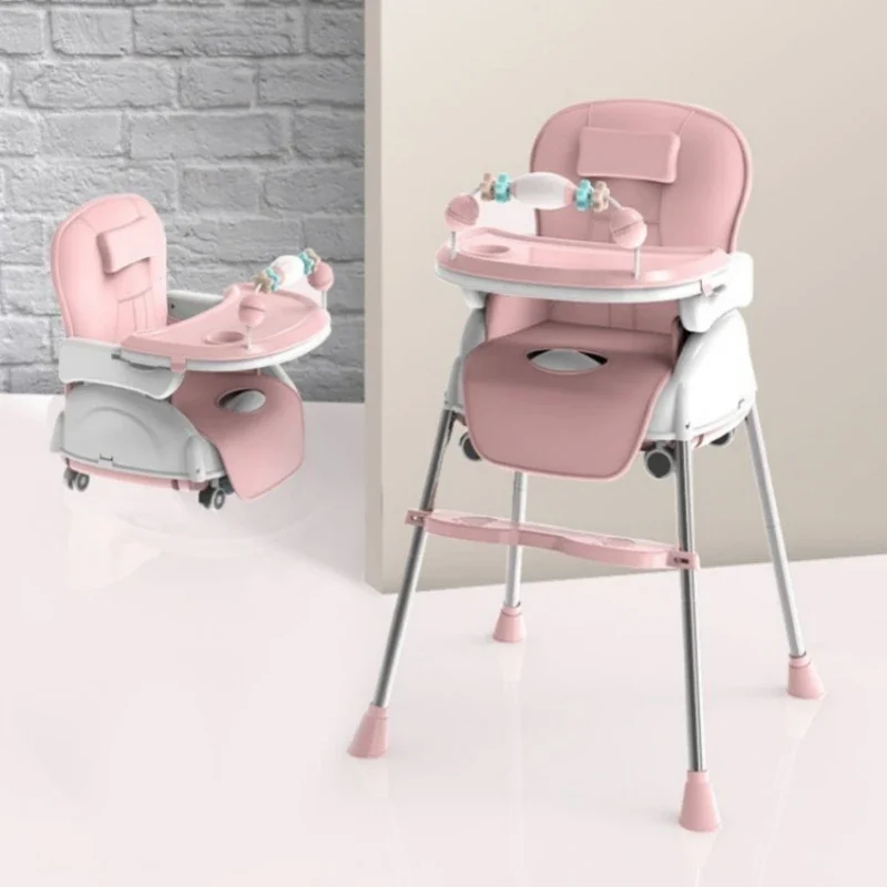 Baby dining chair Baby children's home dining table multi-functional folding seat chair portable bb stool