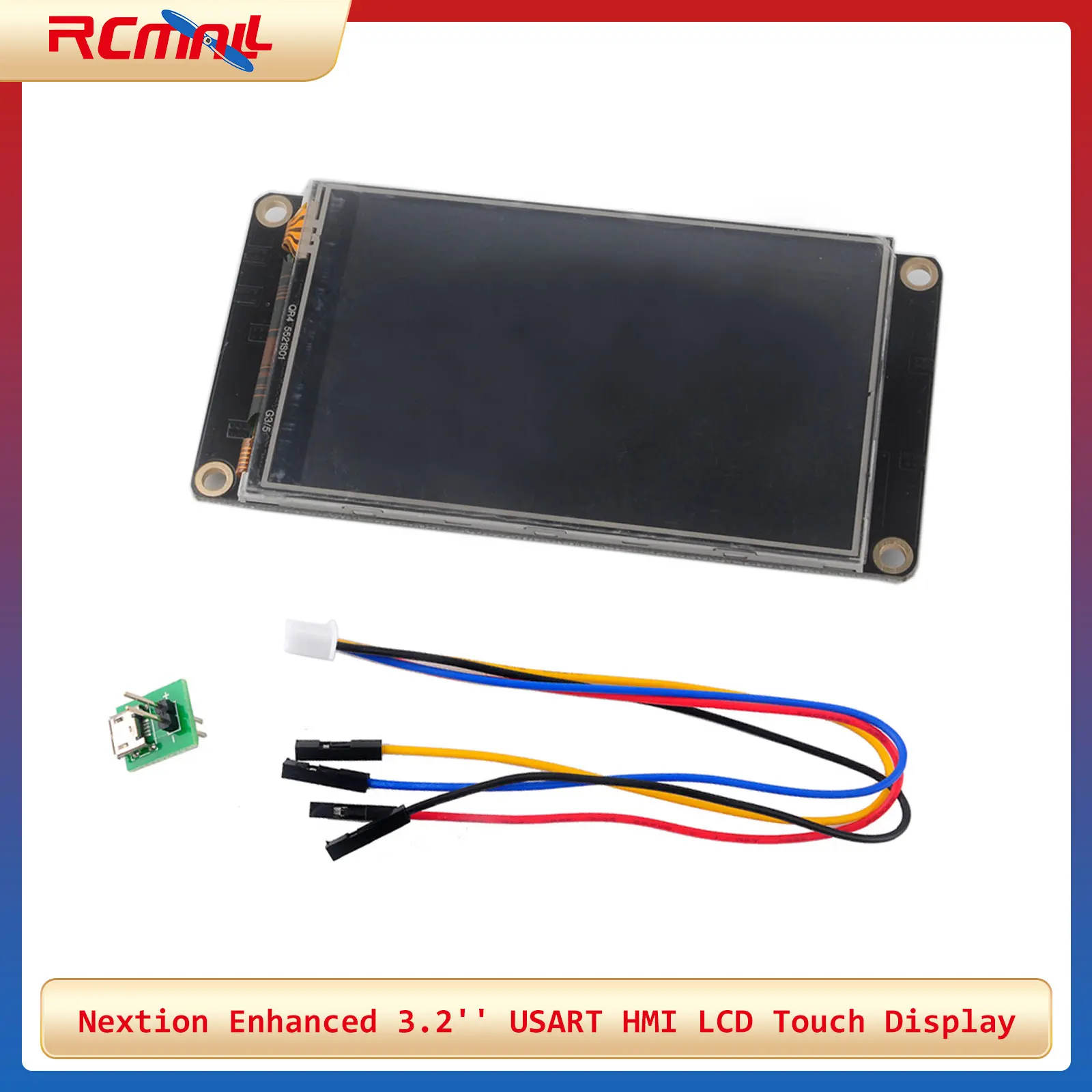 Ekran dotykowy Nextion Enhanced 3.2'' USART HMI LCD 400*240, panel wyświetlacza NX4024K032 dla Arduino Raspberry Pi